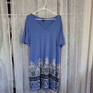 J. Jill Wearever Collection Sky Blue Top